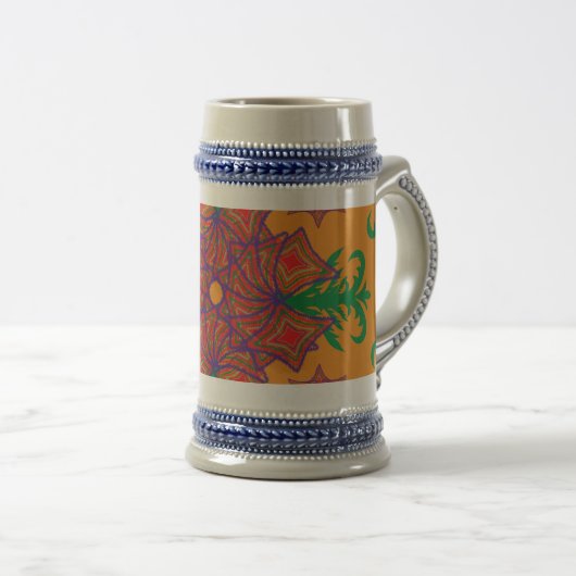 Dancing Galaxy Cosmic Drinkware Pattern Bierpul (Voorkant rechts)