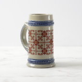 Dancing Galaxy Cosmic Drinkware Pattern Bierpul (Voorkant links)