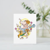 Dancing Ganesha Briefkaart (Staand voorkant)