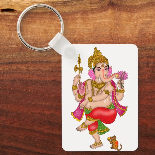 Dancing Ganesha Keychain (Voorkant)