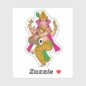 Dancing Ganesha Sticker (Feuille)