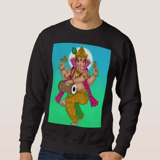 Dancing Ganesha Sweatshirt (Voorkant)