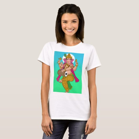 Dancing Ganesha T-Shirt (Devant entier)