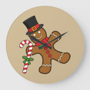 Dancing GingerbrooMan Grote Klok