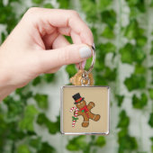 Dancing GingerbrooMan Sleutelhanger (Hand)