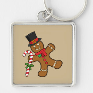 Dancing GingerbrooMan Sleutelhanger