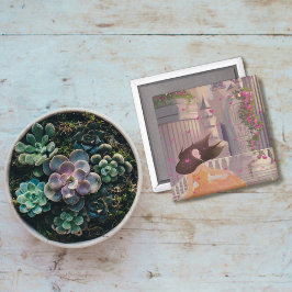 Dancing Girl by the Castle Magnet Magneet