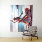 Dancing Girl Wandkleed (In situ)