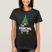 Dancing Gnome Family Matching Christmas Funny Paja T-shirt (Voorkant)