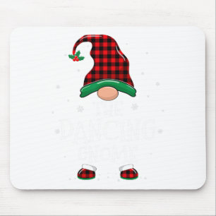 Dancing Gnome Xmas Family Matching Geplaagd Kerstm Muismat
