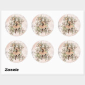  Dancing Gypsy Floral Mix en Match Ronde Sticker (Vel)