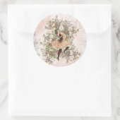  Dancing Gypsy Floral Mix en Match Ronde Sticker (Tas)