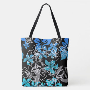 Dancing Hibiscus Hawaiian Blend Beach Bag Tote Bag
