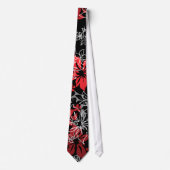Dancing Hibiscus Hawaiian Necktie Stropdas (Voorkant)