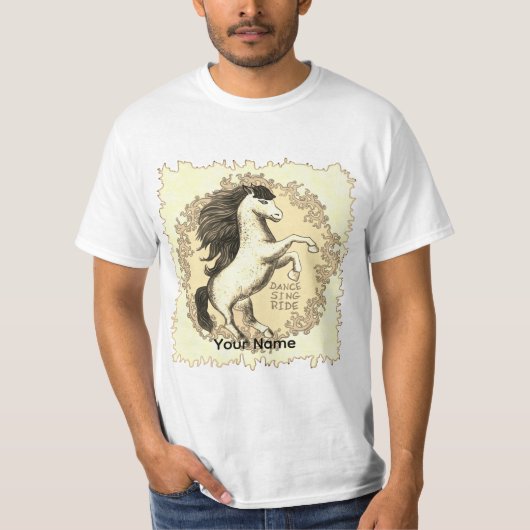 Dancing Horse  T-shirt (Voorkant)