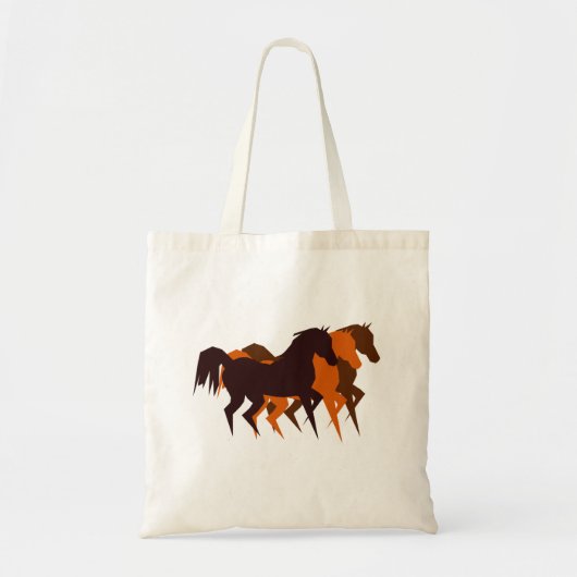 Dancing Horses Bag Tote Bag (Voorkant)