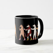 Dancing Horses Whimsical Mug (Devant droit)