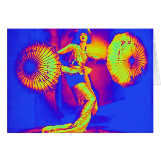 Dancing in color Greeting Card (Voorkant Horizontaal)