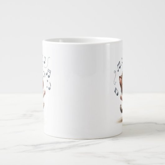 Dancing Kitten - Jumbo Mug (Devant)
