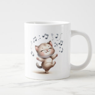 Dancing Kitten - Jumbo Mug