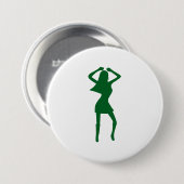 Dancing Lady Performance Patches & Buttonnen Ronde Button 7,6 Cm (Voorkant /achterkant)