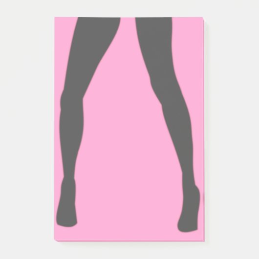 Dancing Lady Post-it® Notes Rose ou Choisir la cou (Devant)