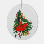 Dancing Meisje Kerstboom Ornament (Links)