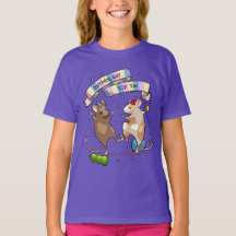 Dancing Mice Birthday Girl V.I.P. T-shirt Party