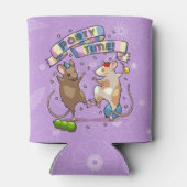 Dancing Mice Party Time Banner Confetti & Ballonne Blikjeskoeler (Achterkant)