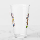 Dancing Mice Party Time Banner Confetti & Ballonne Glas (Links)