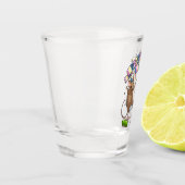 Dancing Mice Party Time Banner Confetti & Ballonne Shot Glas (Links)