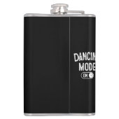 Dancing Mode On Funny Choreographer Dancer Gift Da Heupfles (Achterkant)