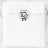 Dancing Monkey Stickers Envelope Seals (Tas)