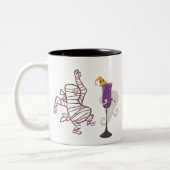Dancing Mummy Mug - Halloween Witch Casquette & Go (Gauche)