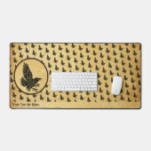 Dancing Norse Raven Bureaumat (Keyboard & Muis)