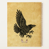 Dancing Norse Raven Planner (Achterkant)