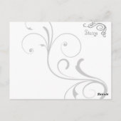 Dancing Nymphe and Musician briefkaart (Achterkant)