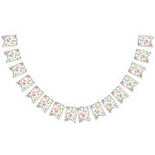 Dancing Pastel Flowers Vlaggetjes (Alle)