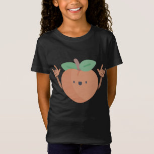 Dancing Peach Grappige Zomer Fruit Lover Dans Vega T-shirt