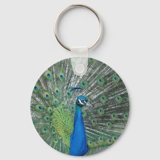 Dancing Peacock Sleutelhanger (Voorkant)