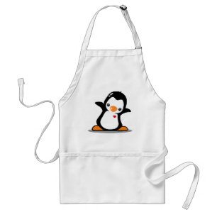 Dancing Penguin Apron Standaard Schort