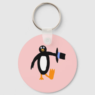 Dancing Penguin Sleutelhanger