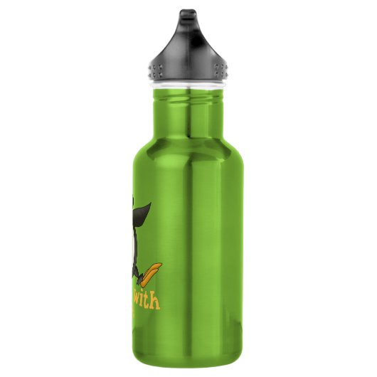 Dancing Penguin Waterfles (Rechts)