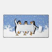 Dancing Penguins Design Desk Mat (Clavier et souris)