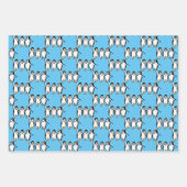 Dancing Penguins Design Emballage Feuilles de papi (Devant)