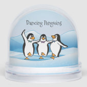 Dancing Penguins Design Snow Globe (Avant)