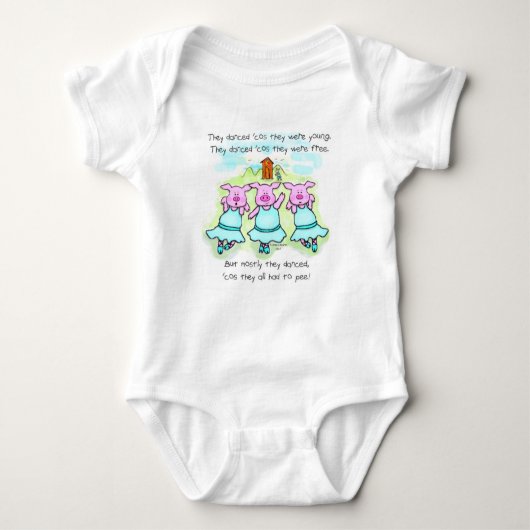 Dancing Pig Poem Romper (Voorkant)
