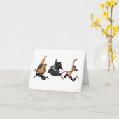 Dancing Pirates Note Kaart (Gele Bloem)