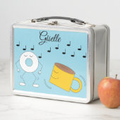 Dancing Powered Donut & Coffee Mok: (In situ)