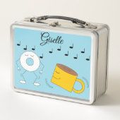 Dancing Powered Donut & Coffee Mok: (Voorkant)